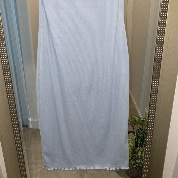 Baby blue ribbed dress - Picture 3 of 6